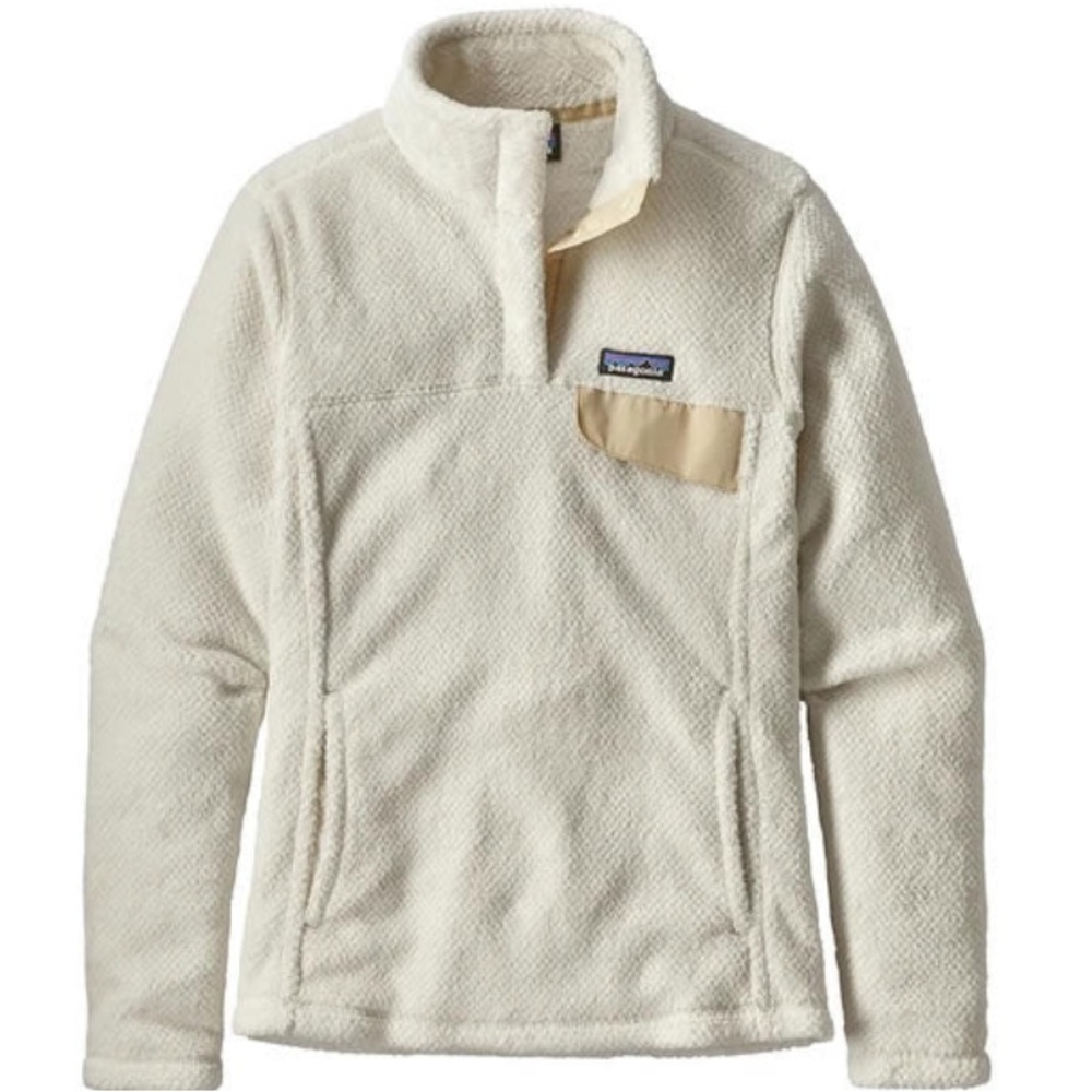 Patagonia Women's Re-Tool Snap-TCream Polartec Fleece Pullover